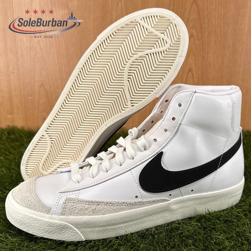 Nike Blazer Mid '77 Vintage White Black CZ1055-100 W10 M8.5